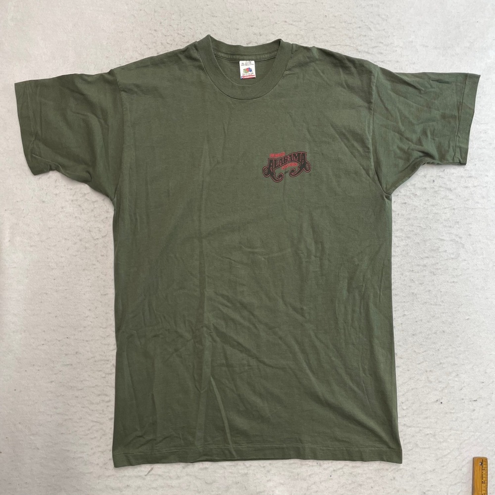 Fruit of the Loom T-Shirt Mens XL Green 1997 Alabama Fan Club Member Graphic Tee